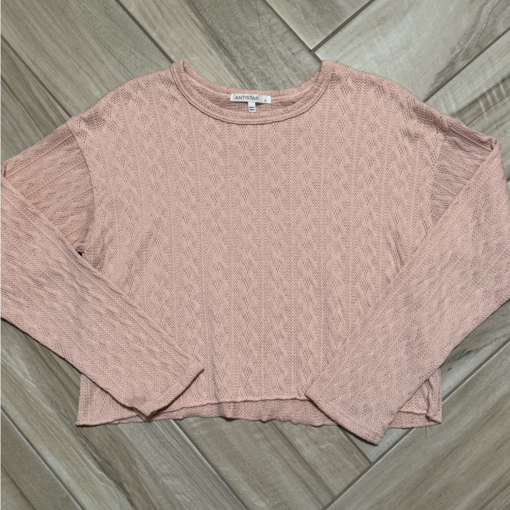 Women’s Blush Pink Long Sleeve Top